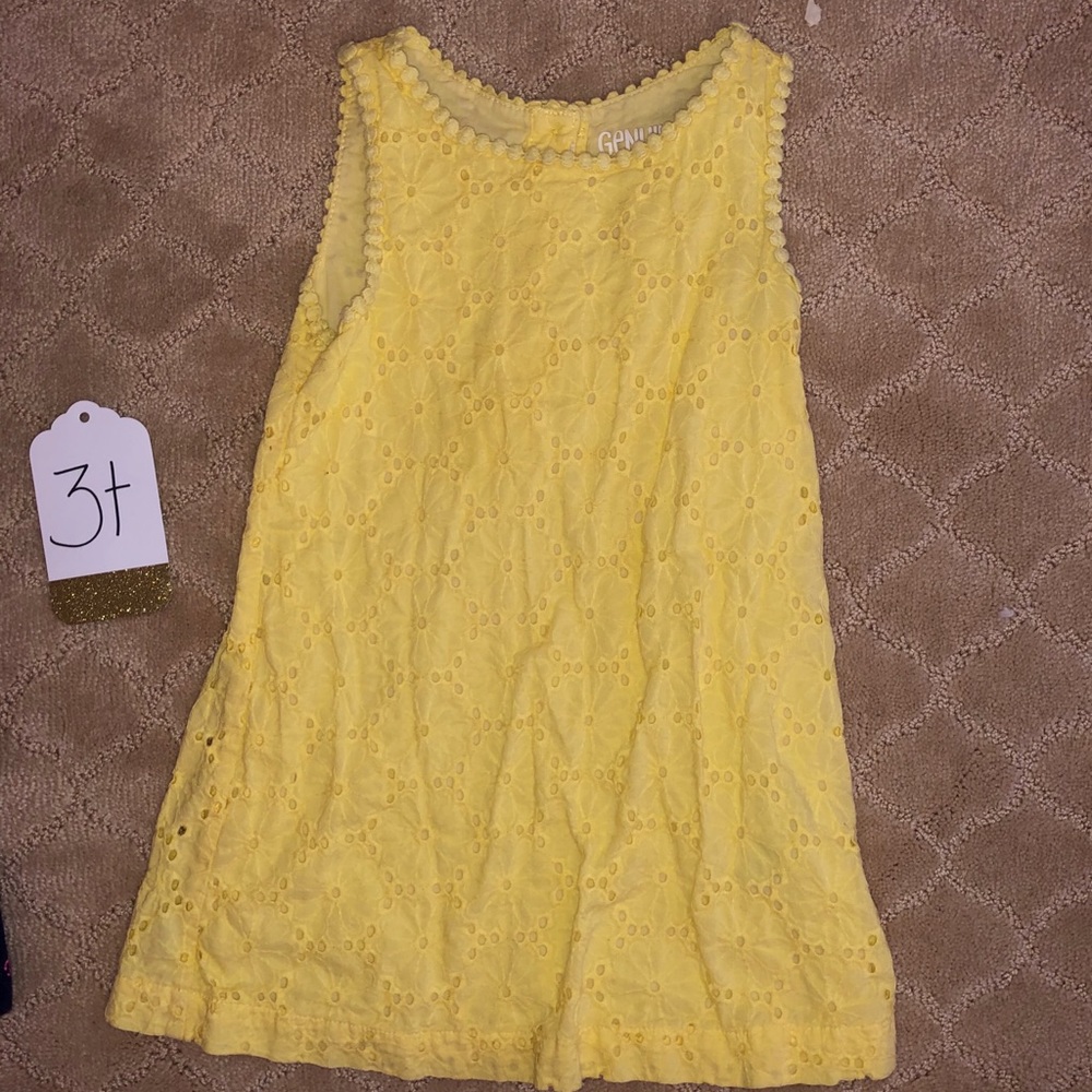 3t yellow dress